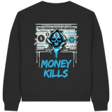 Money Kills - Sweat-shirt bio Boxcut pour femme