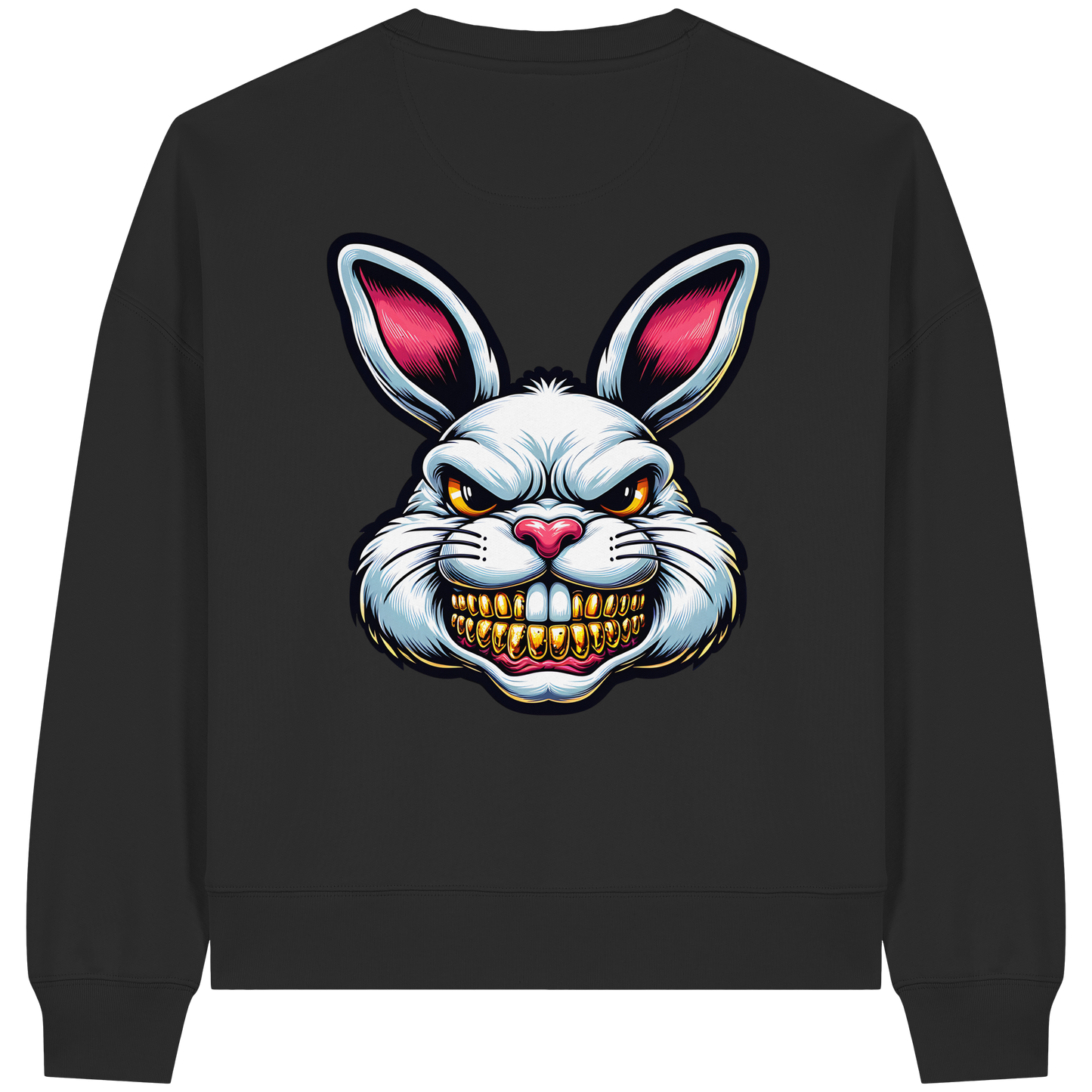 ToothBunny Terror - Womens Organic Boxcut Sweatshirt