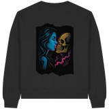 Kissing Skull - Womens Organic Boxcut Sweatshirt