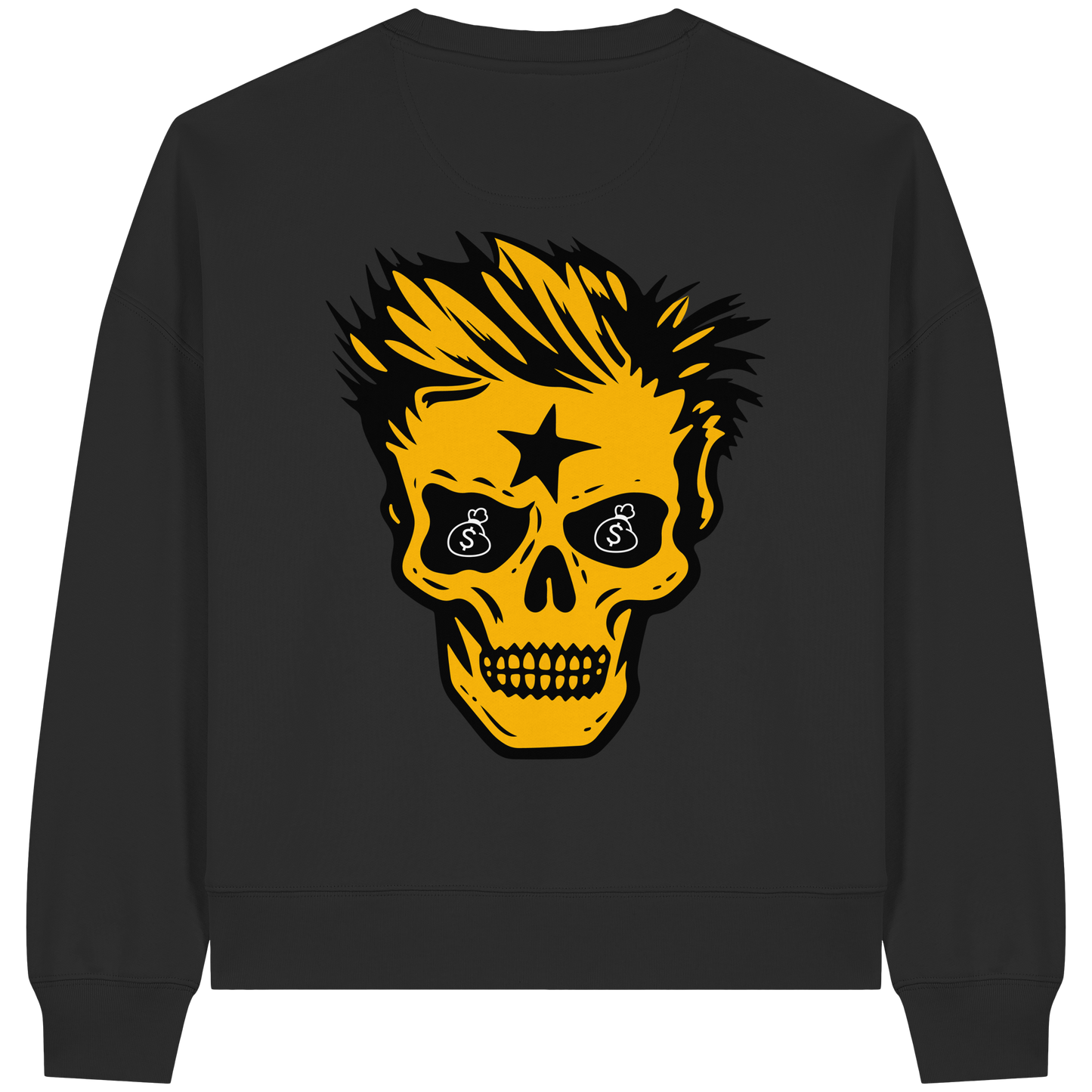 Golden Skull Dreams - Womens Organic Boxcut Sweatshirt