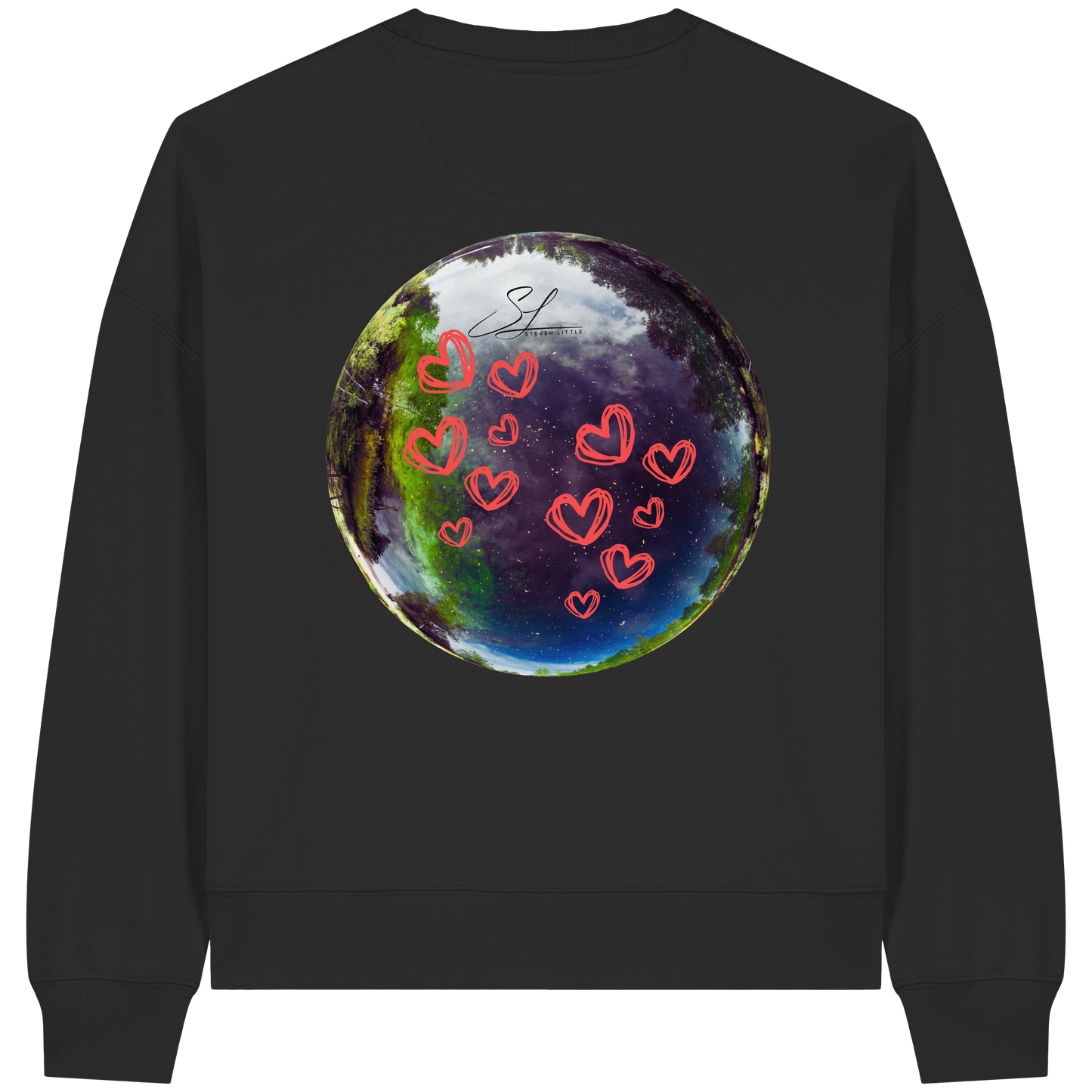 Love our World - Womens Organic Boxcut Sweatshirt