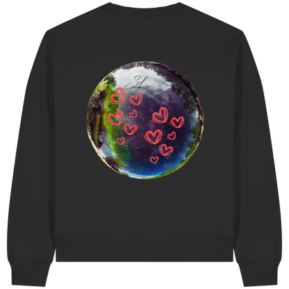 Love our World - Womens Organic Boxcut Sweatshirt