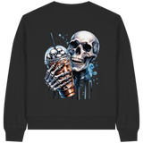 Chill Skull - Womens Organic Boxcut Sweatshirt