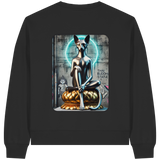 Mystic Cat - Women's Organic Boxcut Sweatshirt