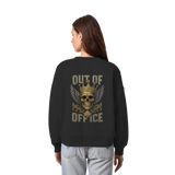 King out of Office - Womens Organic Boxcut Sweatshirt