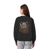 Inked Rhino - Womens Organic Boxcut Sweatshirt