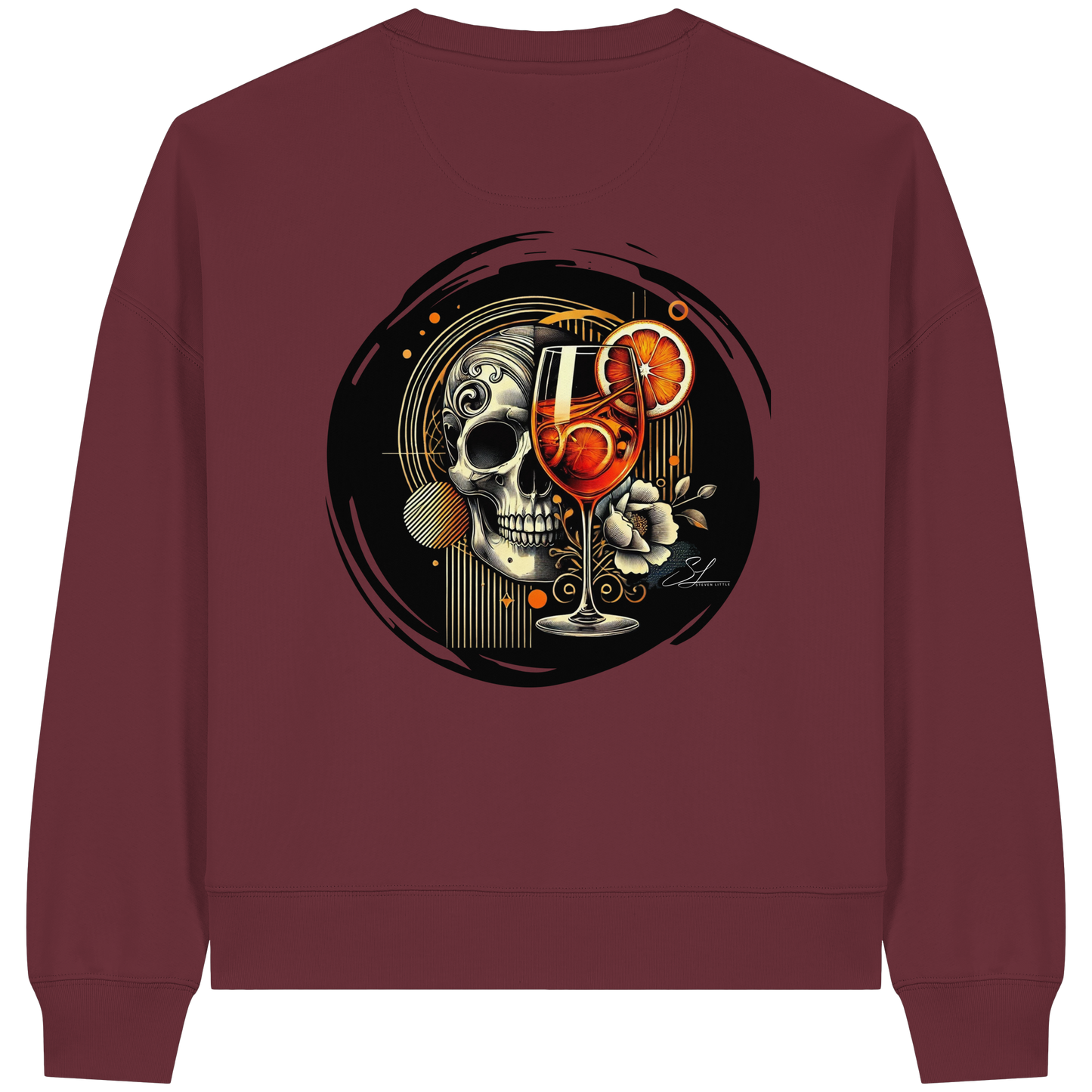 Esprit de la nuit - Sweat-shirt boxcut bio pour femme