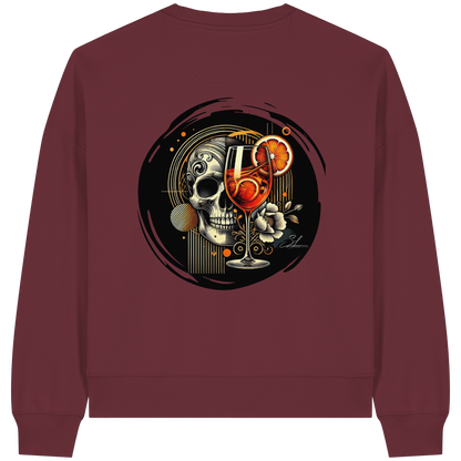 Esprit de la nuit - Sweat-shirt boxcut bio pour femme