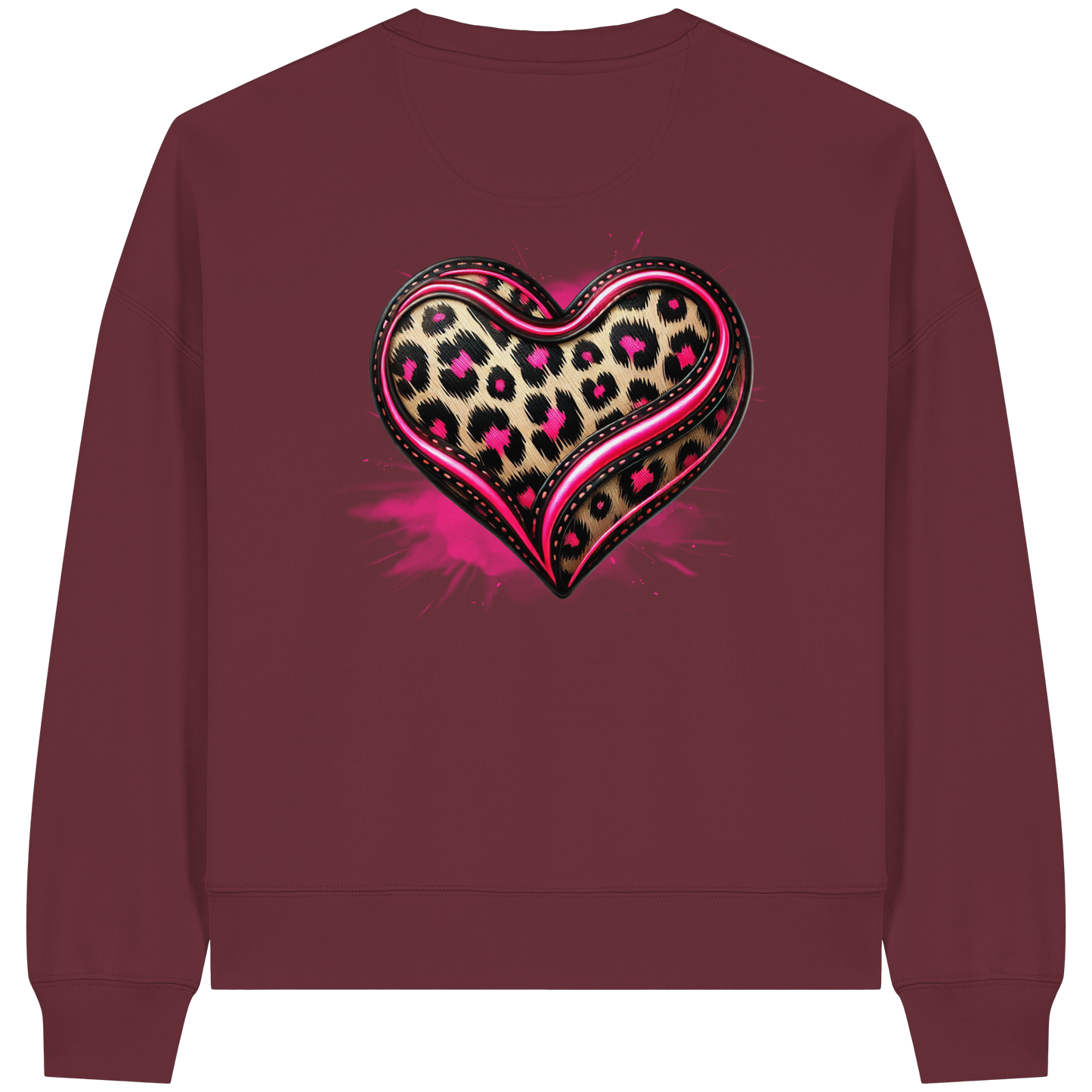 Wild Heart - Womens Organic Boxcut Sweatshirt