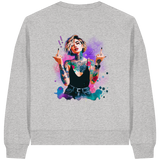 Rebel Rose - Sweat-shirt Boxcut bio pour femme