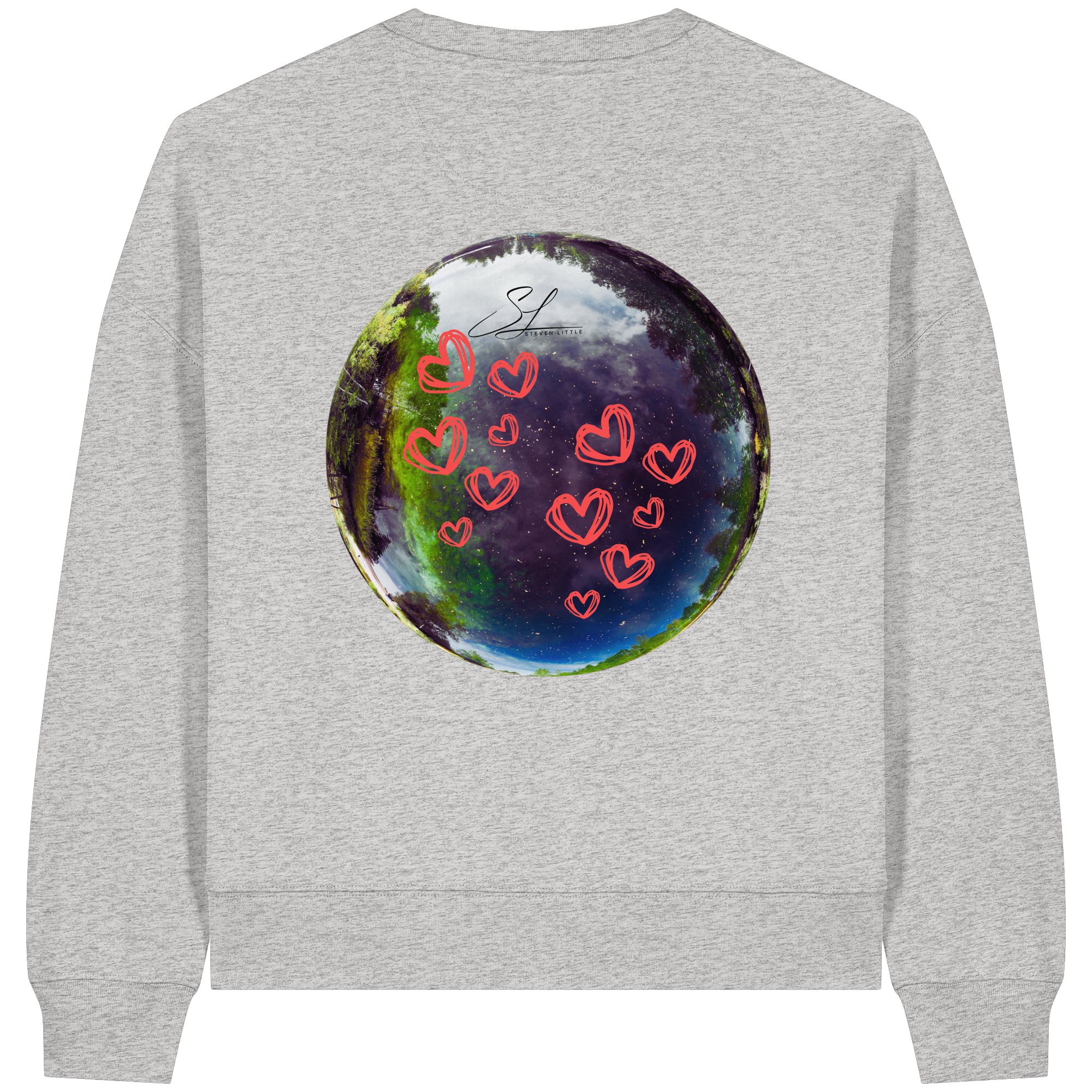 Love our World - Womens Organic Boxcut Sweatshirt