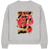 Stay Wild - Womens Organic Boxcut Sweatshirt