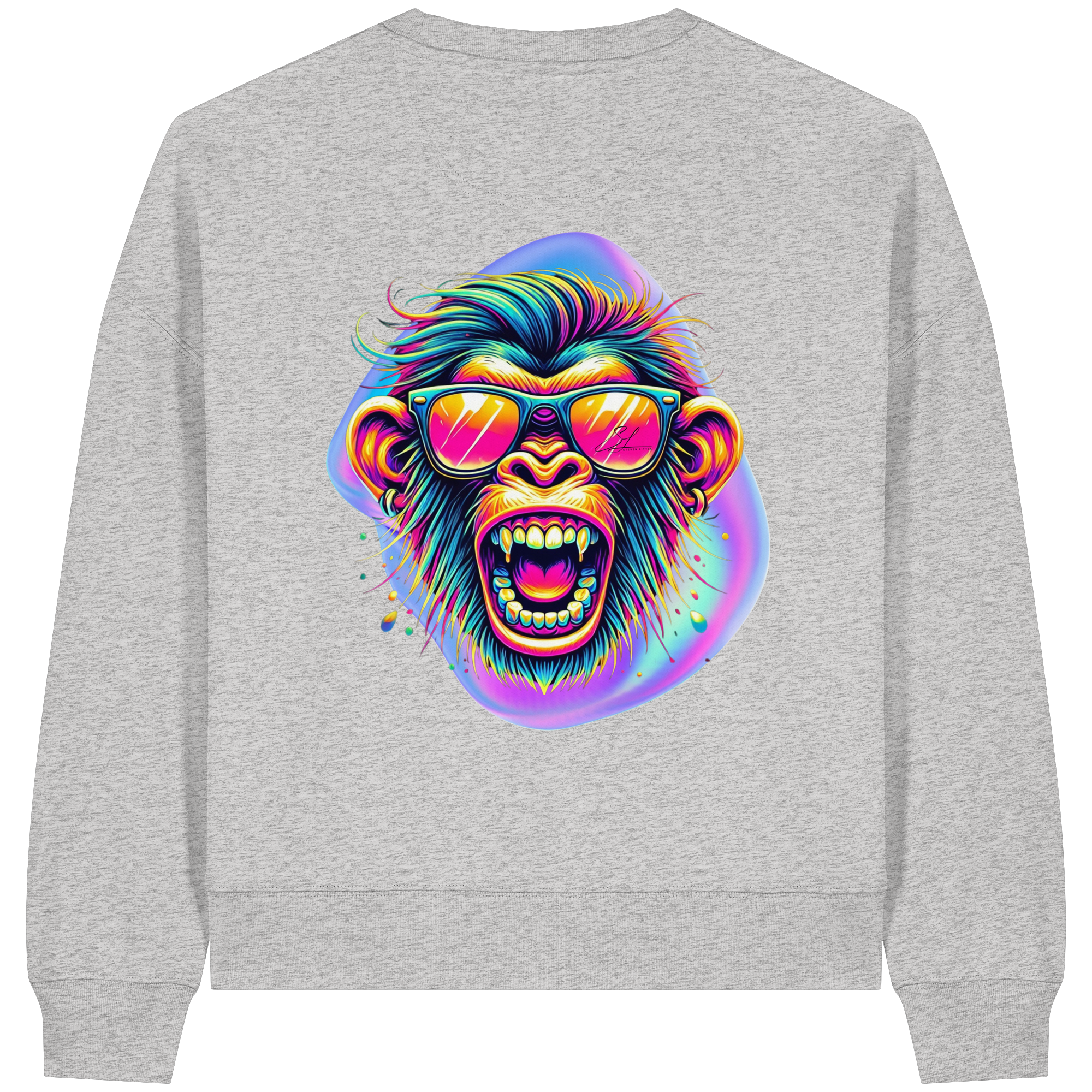 Crazy Chimp - Sweat-shirt Boxcut bio pour femme