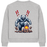 Teddy Terror - Womens Organic Boxcut Sweatshirt