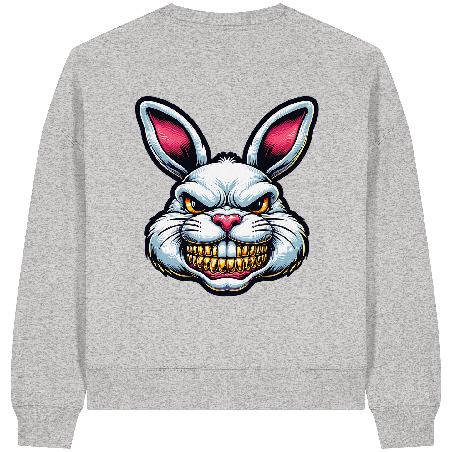 ToothBunny Terror - Womens Organic Boxcut Sweatshirt