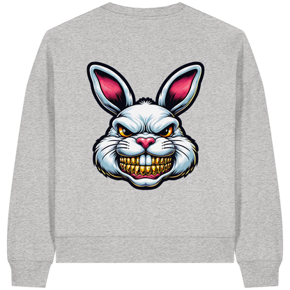 ToothBunny Terror - Womens Organic Boxcut Sweatshirt