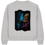 Kissing Skull - Womens Organic Boxcut Sweatshirt