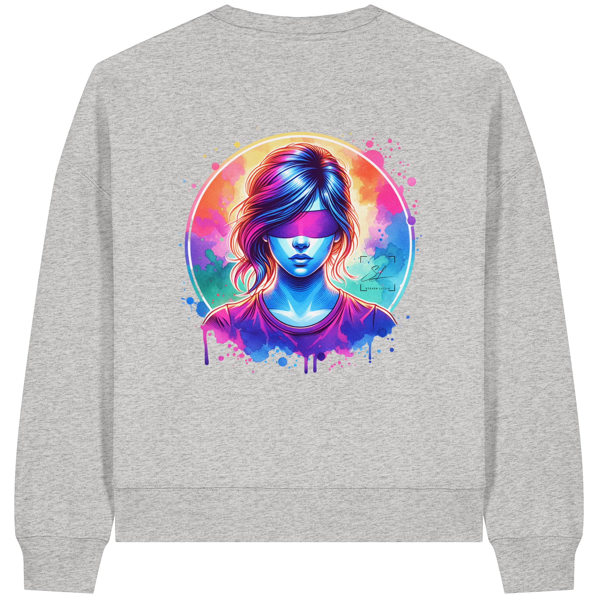 Mystic Vision - Womens Organic Boxcut Sweatshirt