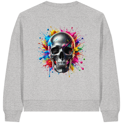 Explosion of Life - Womens Organic Boxcut Sweatshirt