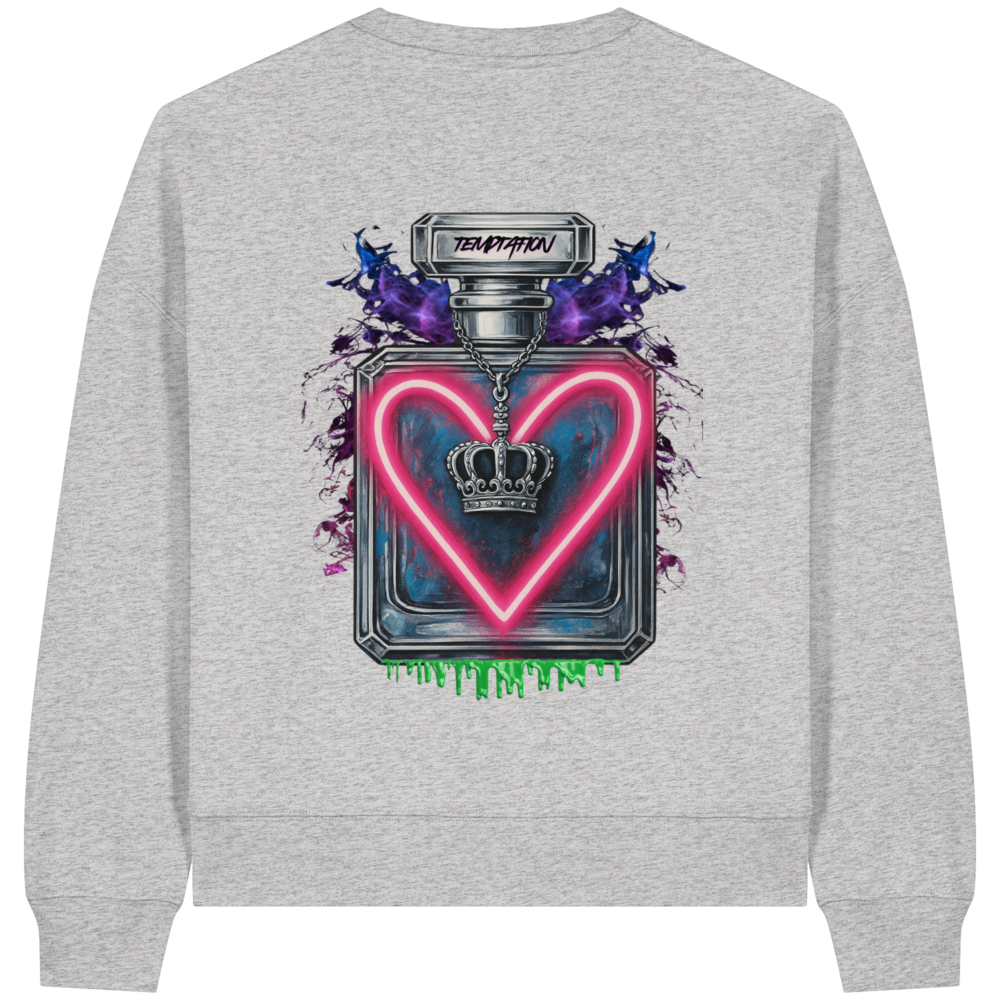 Temptation - Womens Organic Boxcut Sweatshirt