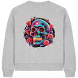 Glow Skull - Womens Organic Boxcut Sweatshirt