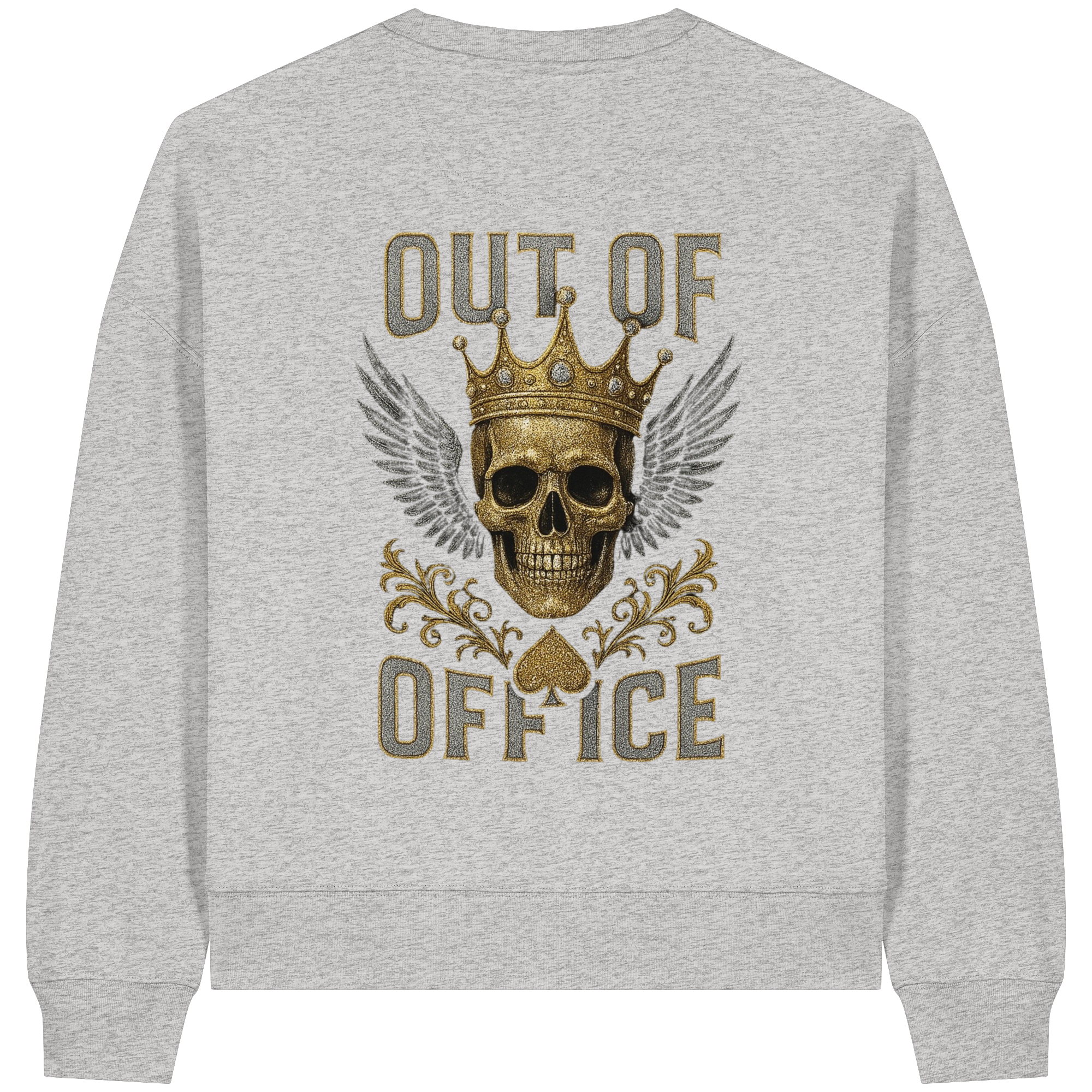 King out of Office - Womens Organic Boxcut Sweatshirt