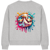 Sunset Vibes Dice - Womens Organic Boxcut Sweatshirt
