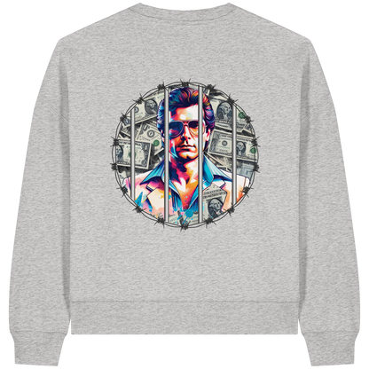 Money Maker - Womens Organic Boxcut Sweatshirt