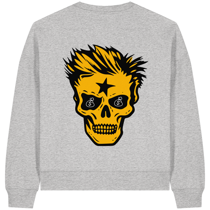 Golden Skull Dreams - Womens Organic Boxcut Sweatshirt