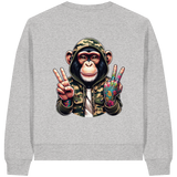 Sweat-shirt bio Boxcut pour femme Jungle Ink Monkey