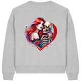 Forever Love - Sweat-shirt bio Boxcut pour femme