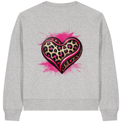 Wild Heart - Sweat-shirt Boxcut bio pour femme