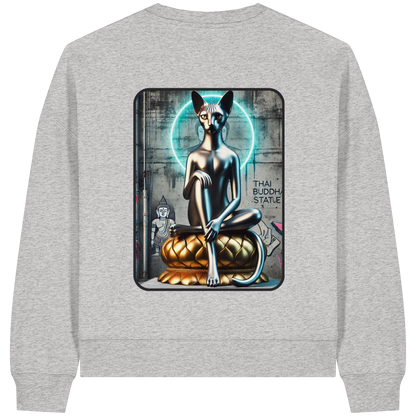 Mystic Cat - Womens Organic Boxcut Sweatshirt
