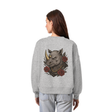 Inked Rhino - Womens Organic Boxcut Sweatshirt