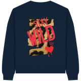 Stay Wild - Womens Organic Boxcut Sweatshirt