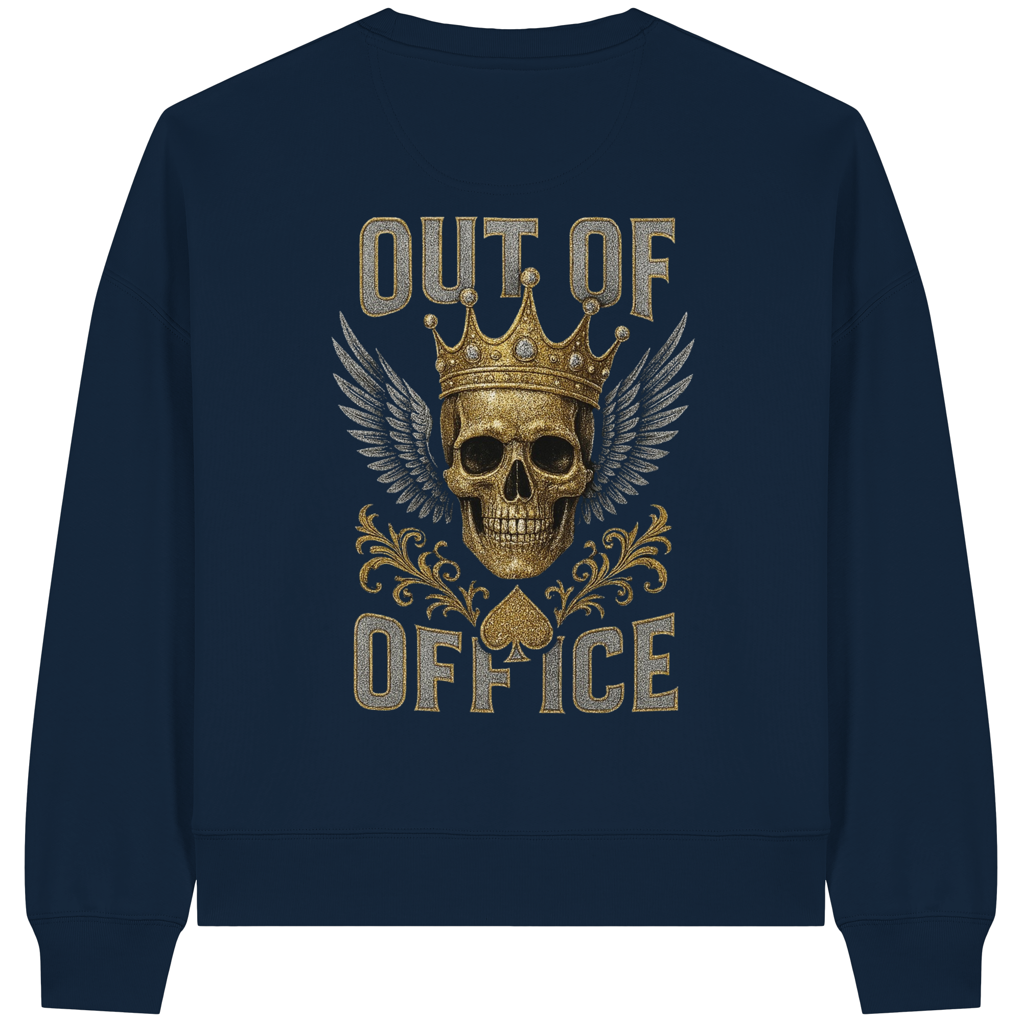 King out of Office - Womens Organic Boxcut Sweatshirt