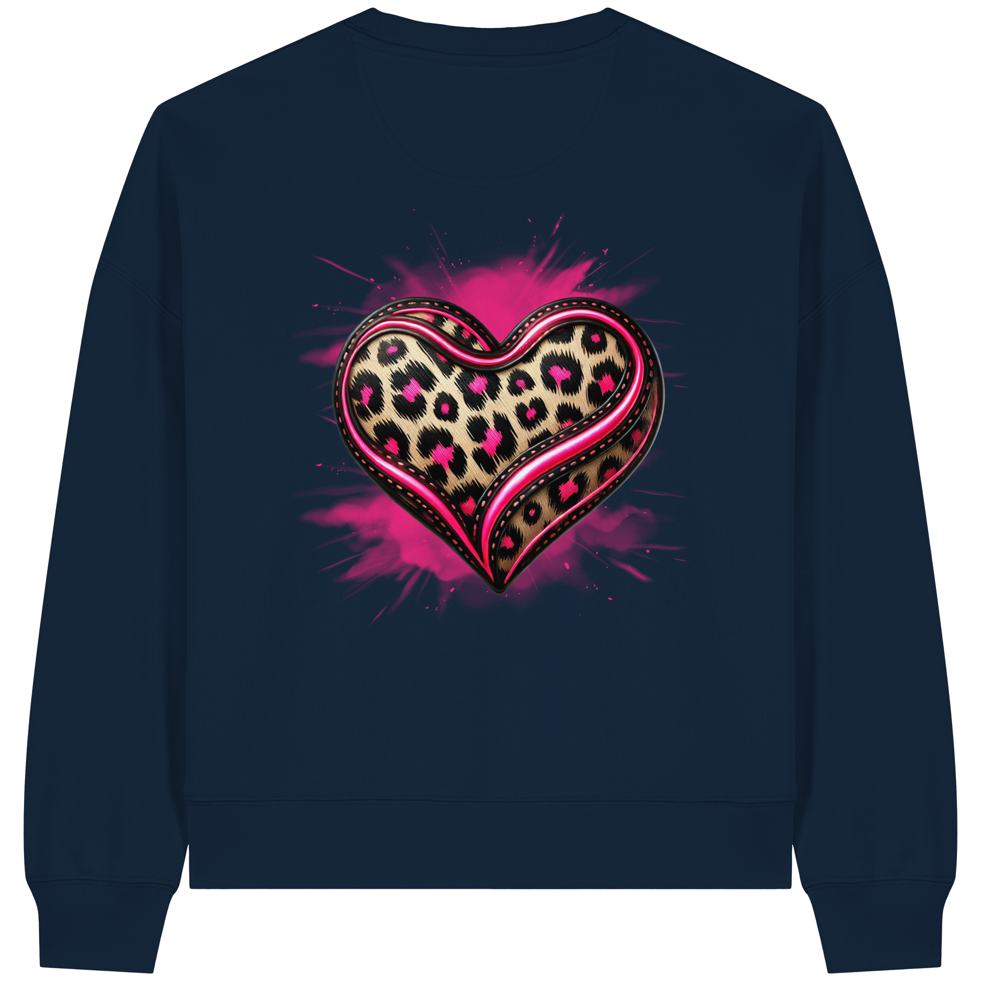 Wild Heart - Womens Organic Boxcut Sweatshirt