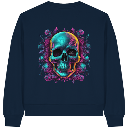 Galactic Skull - Womens Organic Boxcut Sweatshirt