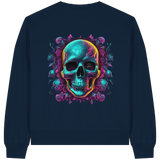 Sweat-shirt bio Boxcut pour femme Motif crâne galactique