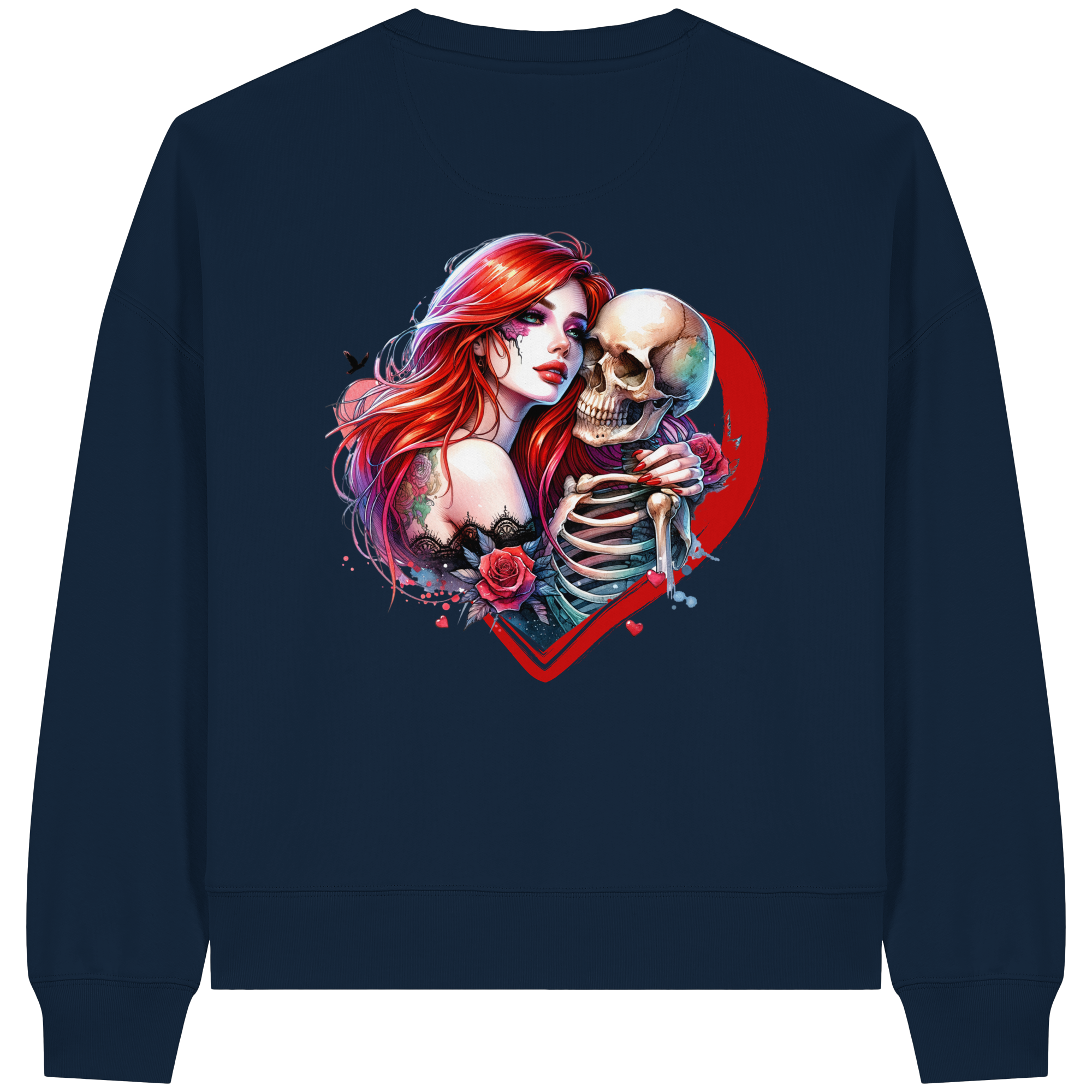 Forever Love - Sweat-shirt bio Boxcut pour femme