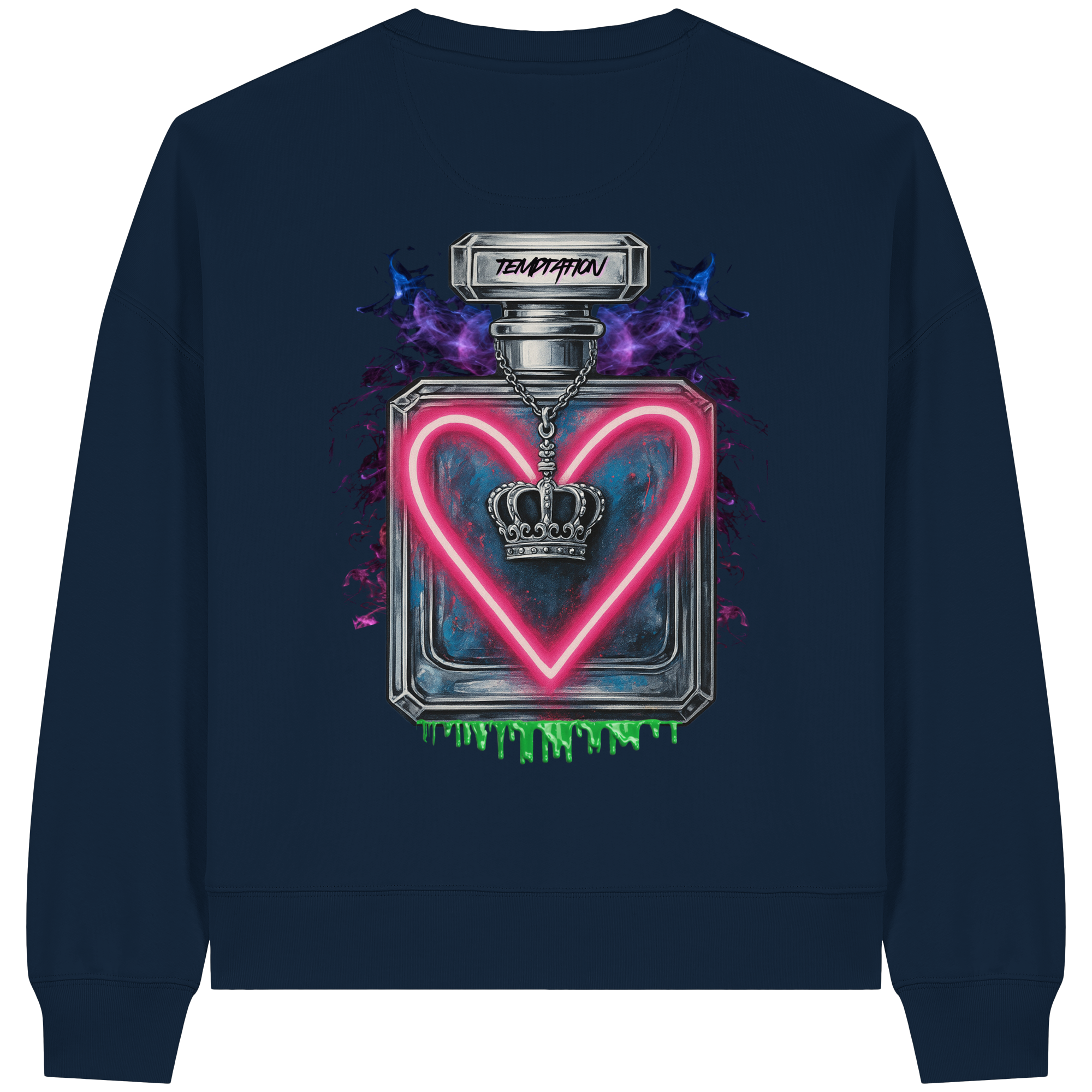 Temptation - Womens Organic Boxcut Sweatshirt