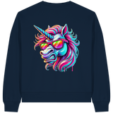 Funky Unicorn - Womens Organic Boxcut Sweatshirt