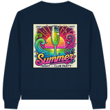 Summer Party Vibes - Womens Organic Boxcut Sweatshirt