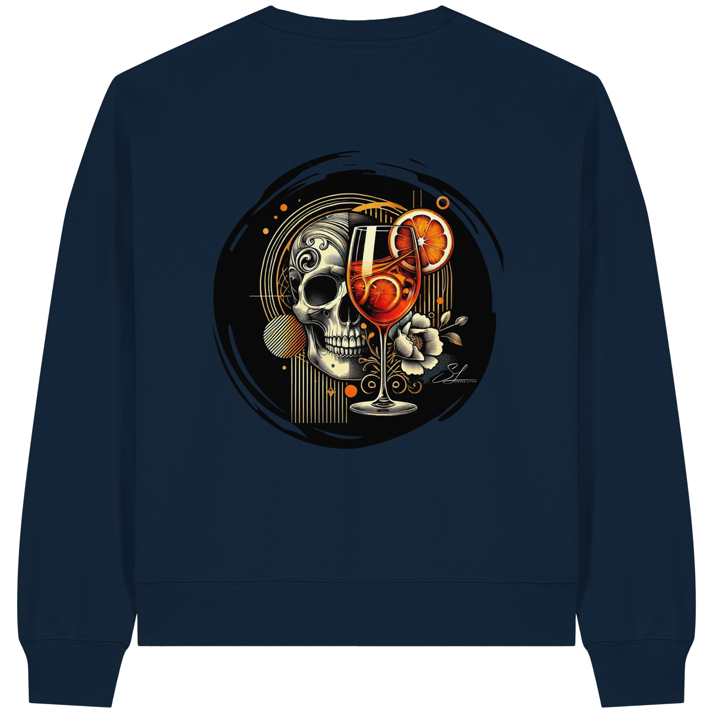 Esprit de la nuit - Sweat-shirt boxcut bio pour femme