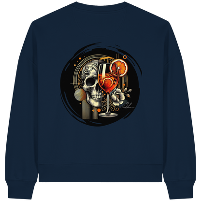 Esprit de la nuit - Sweat-shirt boxcut bio pour femme