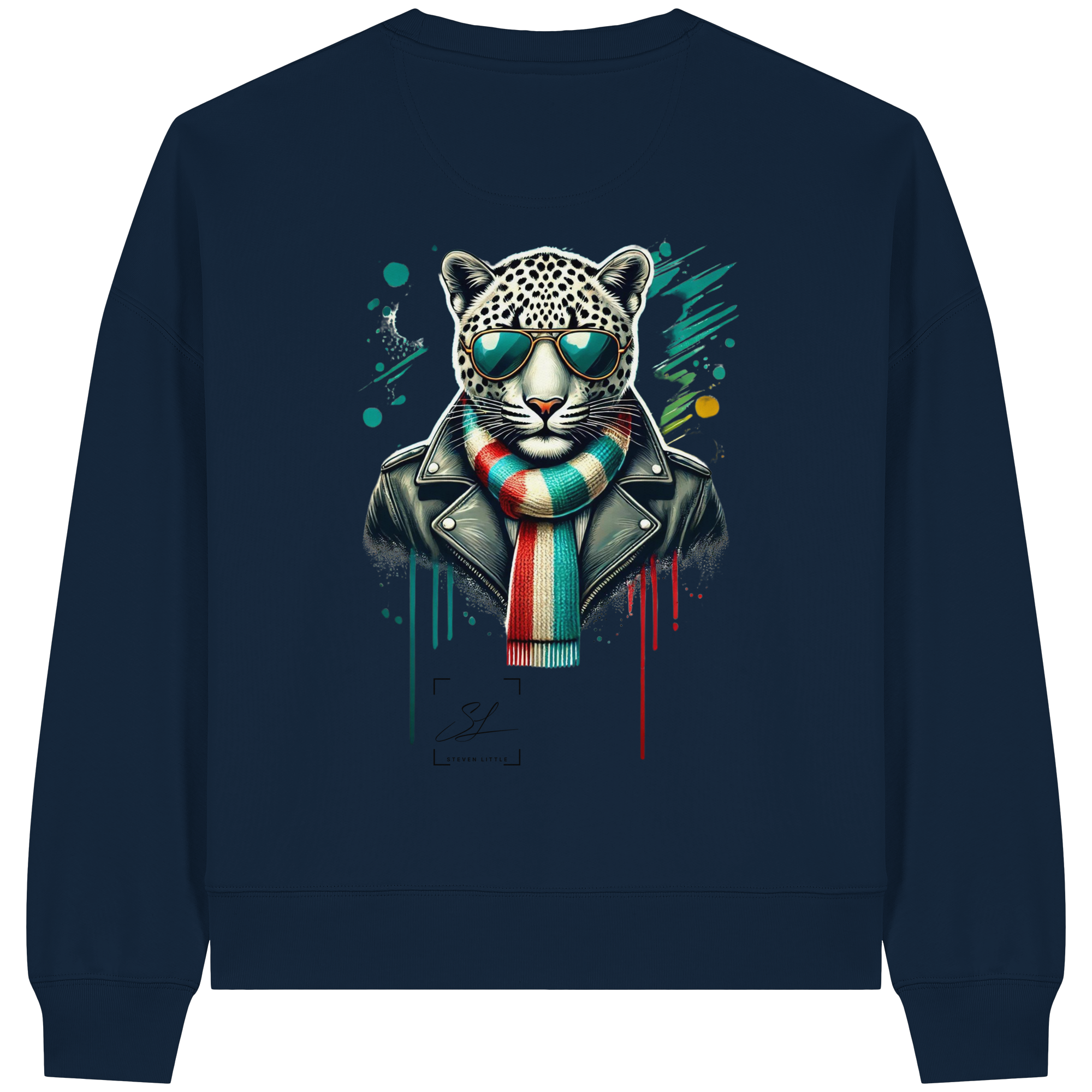 Urban Leopard - Womens Organic Boxcut Sweatshirt