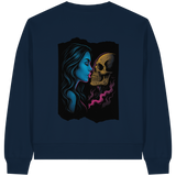 Kissing Skull - Womens Organic Boxcut Sweatshirt