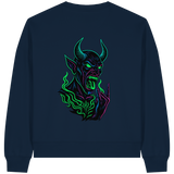 Neon Hellfire - Womens Organic Boxcut Sweatshirt