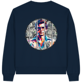 Money Maker - Womens Organic Boxcut Sweatshirt