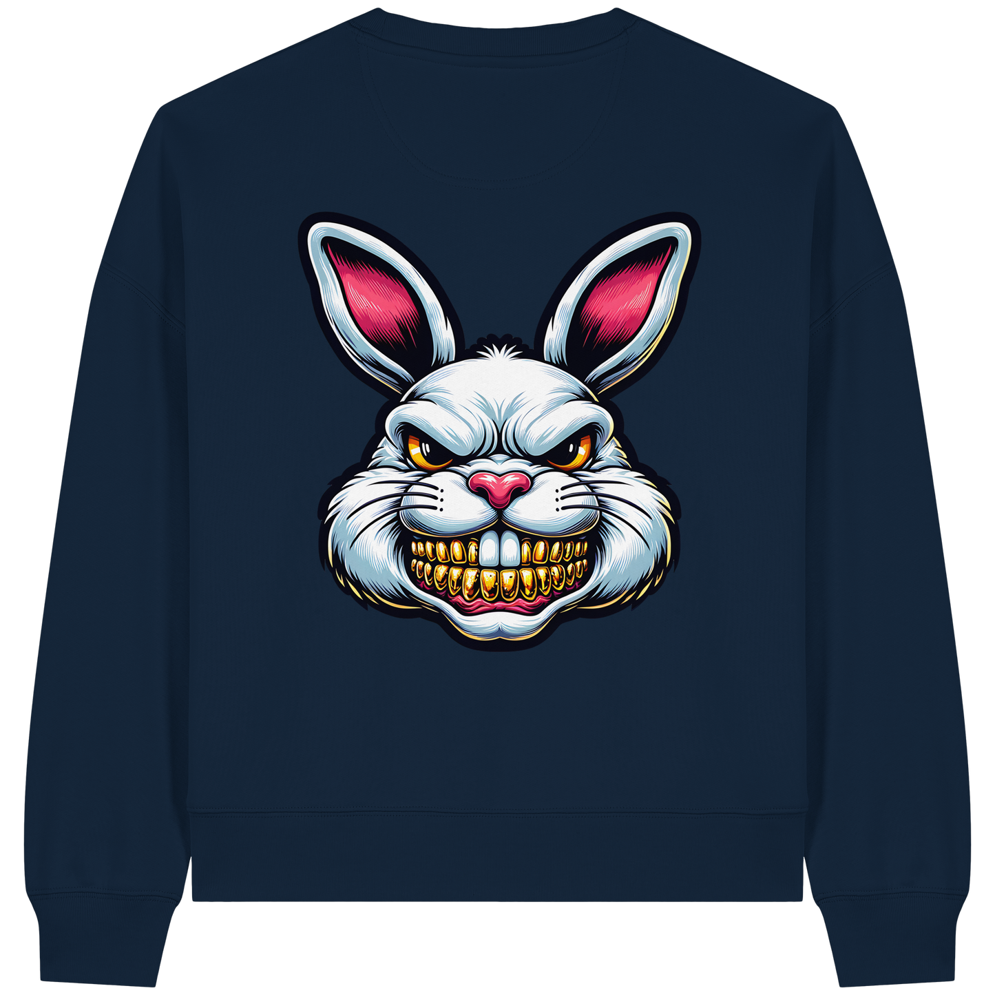 ToothBunny Terror - Womens Organic Boxcut Sweatshirt